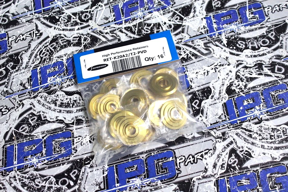 Supertech PVD Coated Titanium Retainers Kit for 1992-1993 Acura Integra GSR B17A VTEC Engines - Image 2