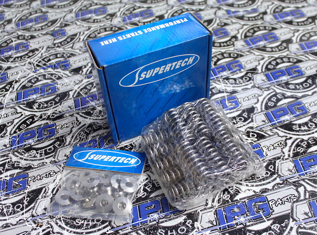 Supertech Single Valve Spring and Titanium Retainer Kit for 2008-2015 Mitsubishi Lancer Evolution X 4B11 16v 2.0L Turbocharged Engines - Image 2